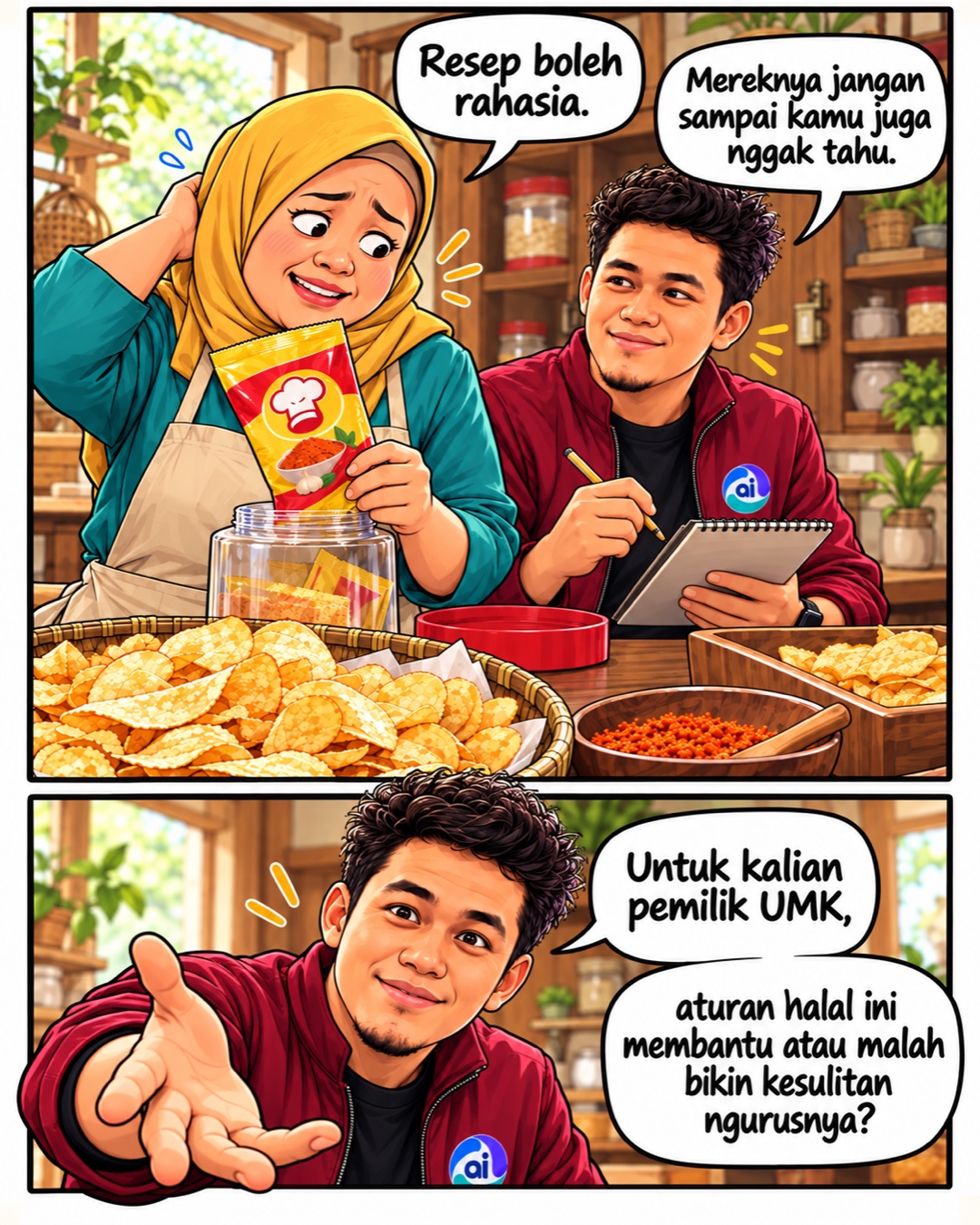 Komik Wajib Halal UMK 18 Oktober 2026 Mundur ke 2028: Ini Langkahnya, slide 4 dari 4