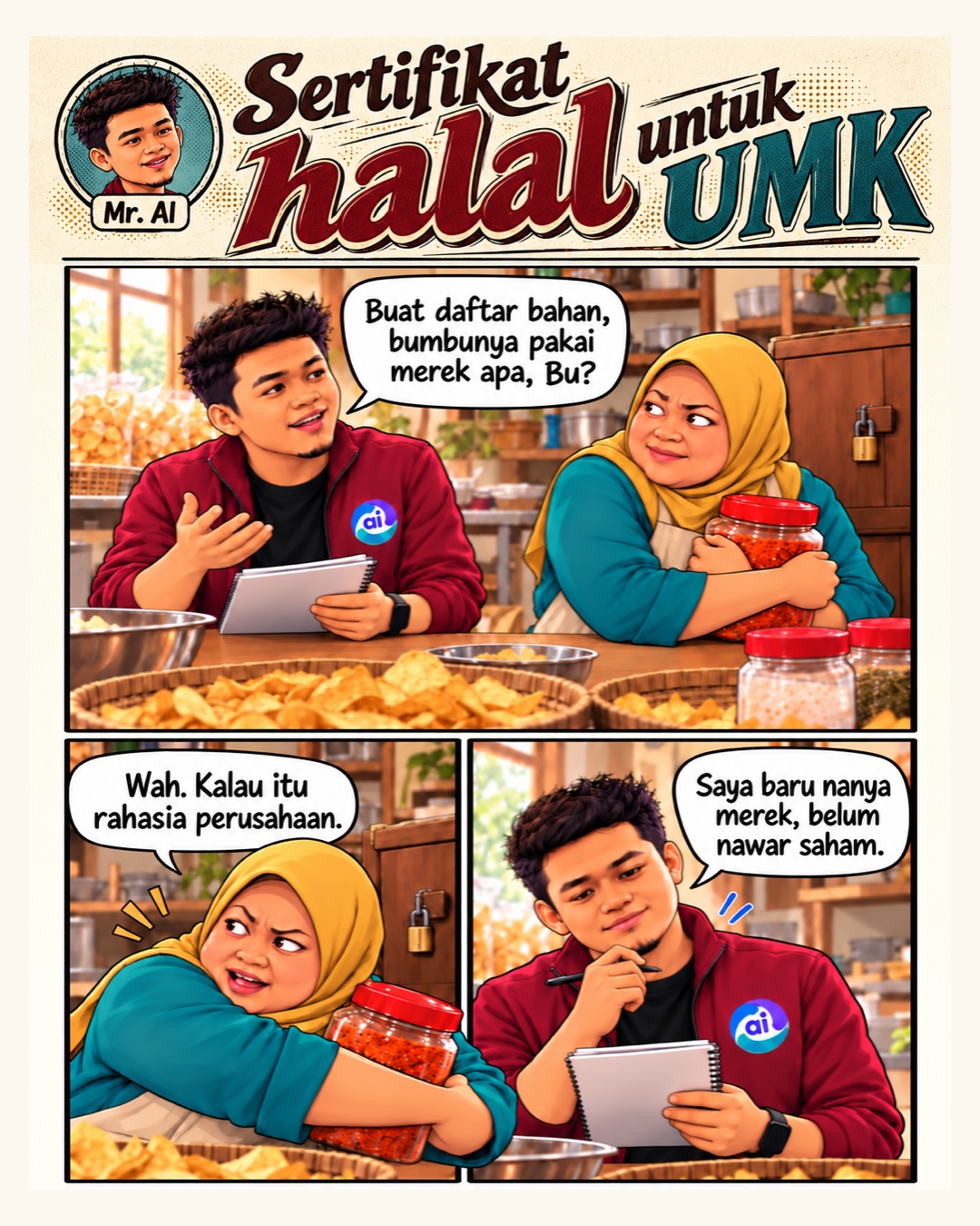 Sampul komik: Wajib Halal UMK 18 Oktober 2026 Mundur ke 2028: Ini Langkahnya