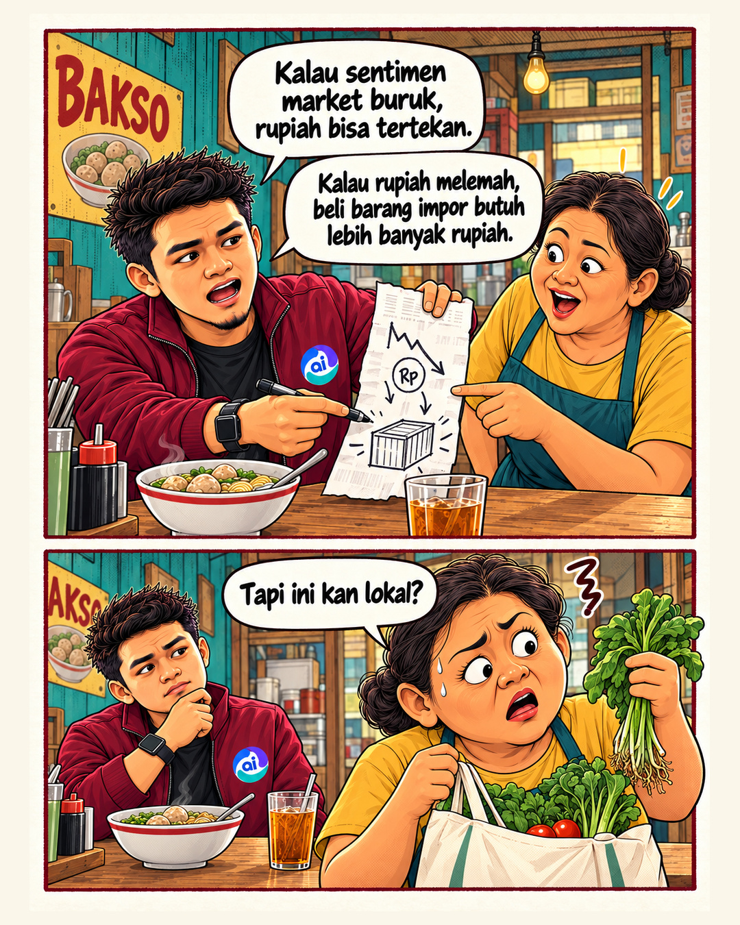 Komik Ancaman Standalone Market, Apa yang Berubah bagi UMKM?, slide 3 dari 6