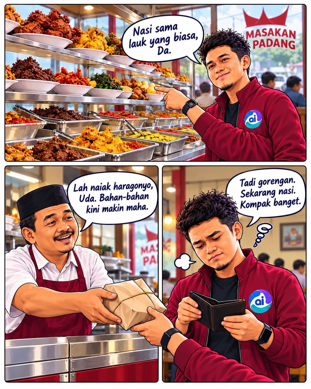 Komik Rupiah Lewati Rp18.000: Strategi agar UMKM Tidak Boncos, slide 2 dari 5